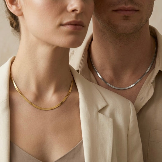 Snake Chain Duo · Choker-Set