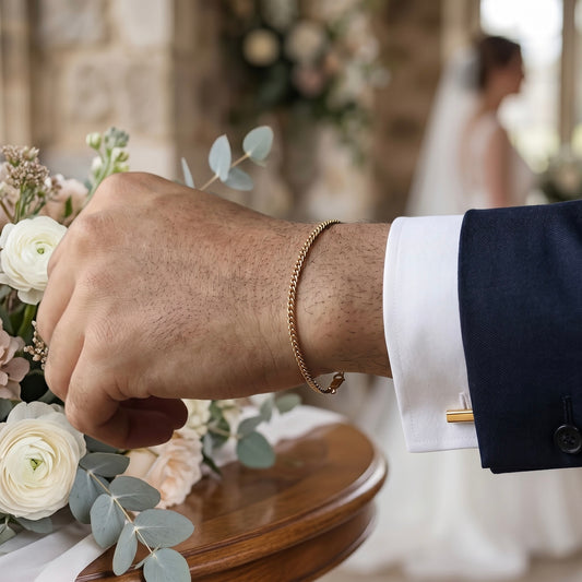 Cuban-Link-Armband · Bräutigam