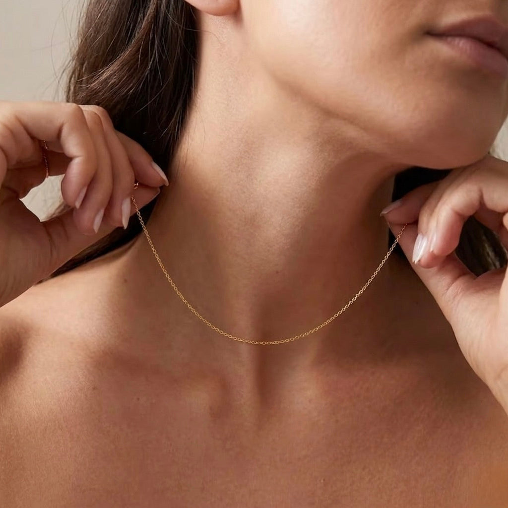 Feine Gliederkette · Brautschmuck
