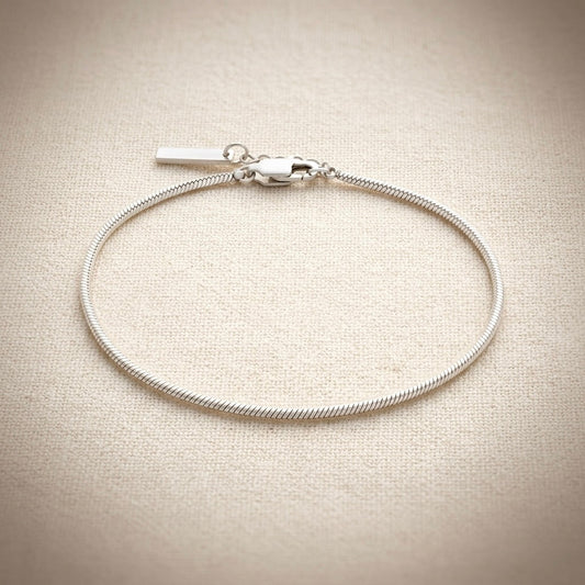 Schlangenkette · Armband · 1,5 mm · Edelstahl – Velmoras